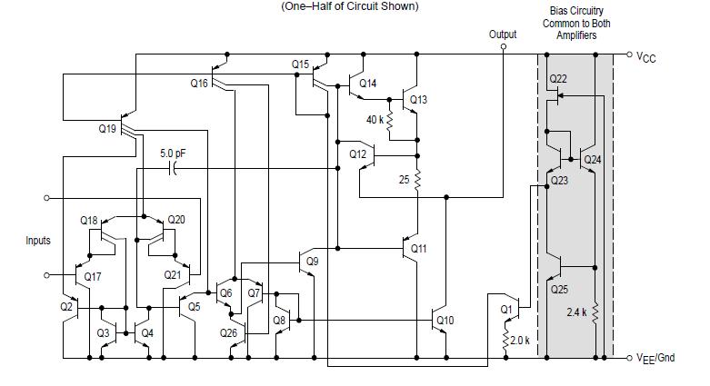 LM358 circuit diagram