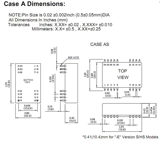 EC3A26 dimensions