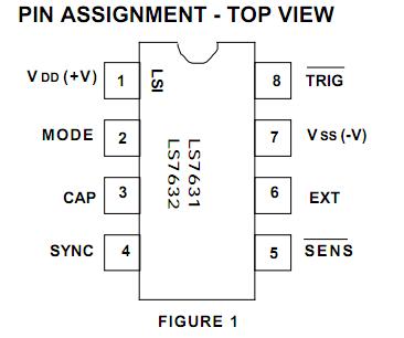 LS7631 pin assignment