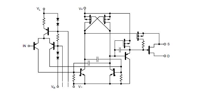 JM38510/11105BIC schematic diagram