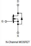 IRF840 diagram