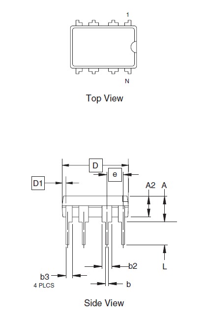 AT93C46 pin configuration