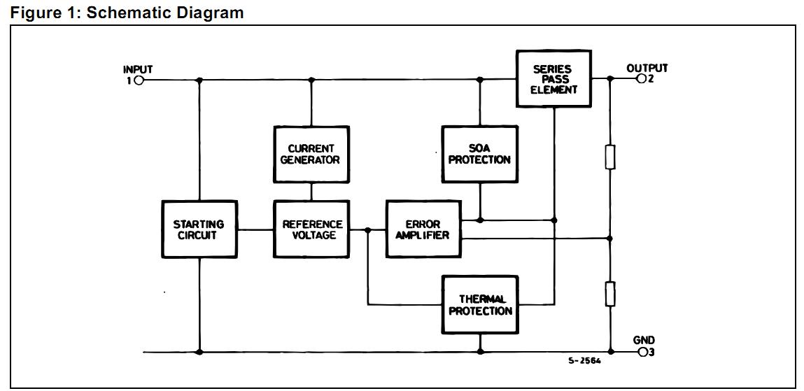 L7805CV schematic diagram