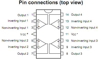 TS914IDT pin connections
