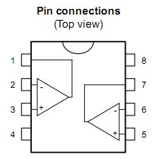LM358DT pin connections
