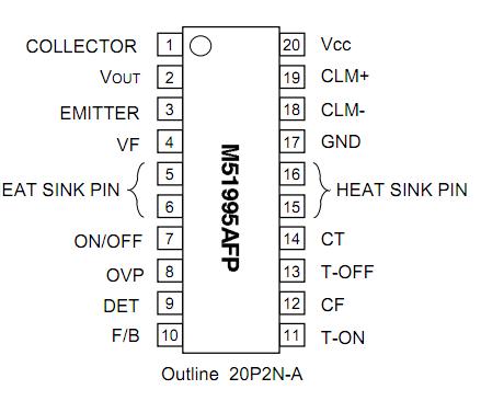 M51995FP pin configuration