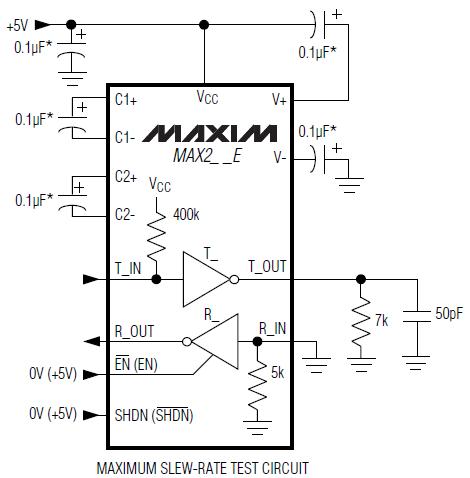 MAX232ECSE circuit dragram