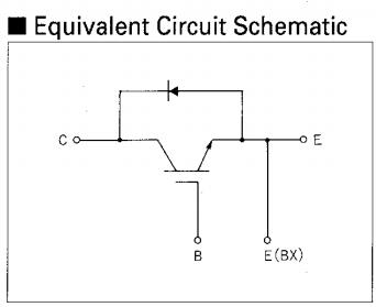 1MBI300F-120 equivalent circuit schematic