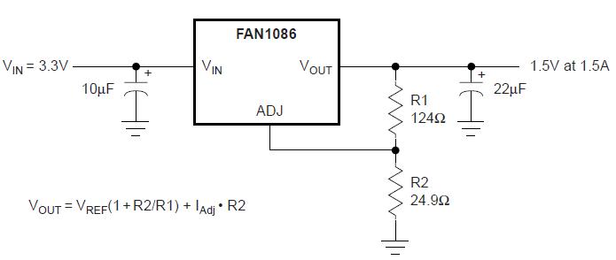 FAN1086M25X circuit diagram