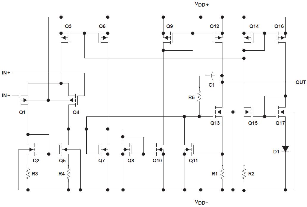 TLC2274AIDR circuit diagram