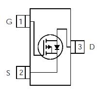 IRLML5203TRPBF circuit diagram