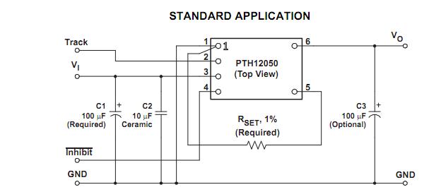 PTH12050WAH standard application