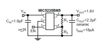 MIC5235-5.0YM5 circuit diagram