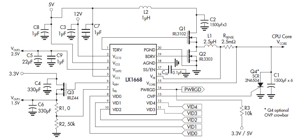 LX1668CPW circuit diagram