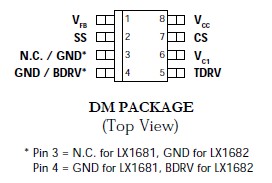 LX1681CDM pin configuration