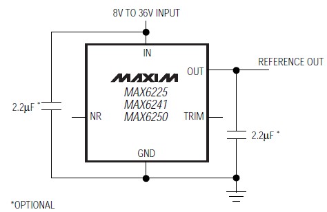 MAX6225BCSA diagram
