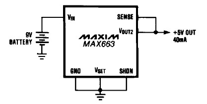 MAX666CSA diagram