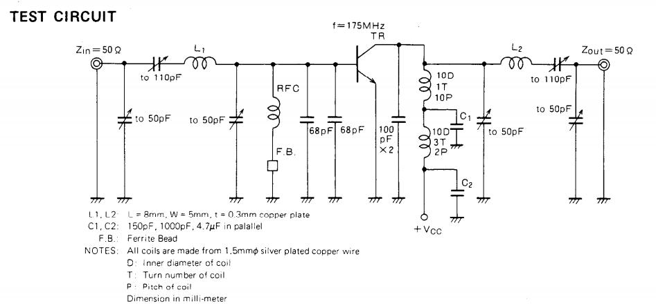 2SC2630 test circuit diagram