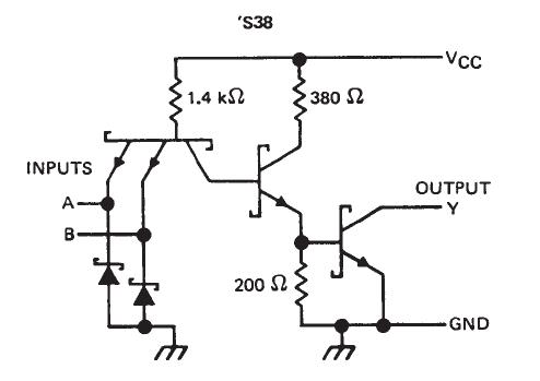 SN54S387J circuit dragram