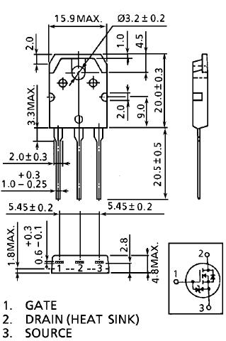 K2611 dimensions