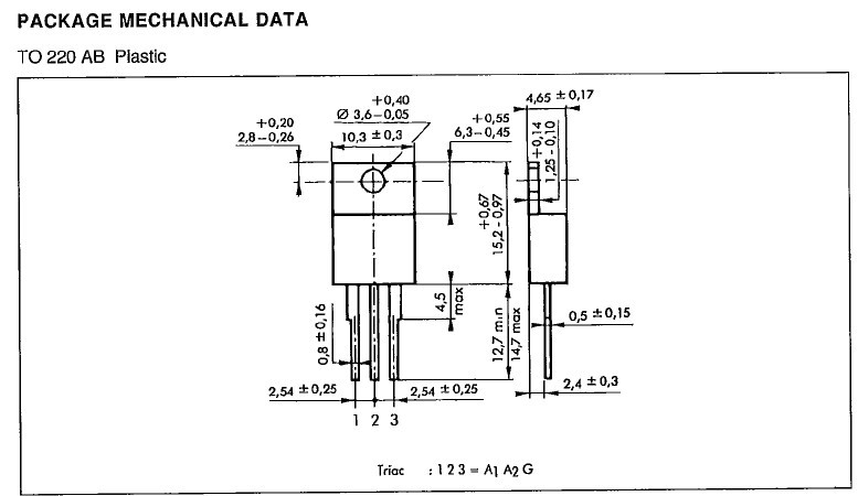 BTA08-600BW dimensions