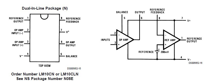LM10CLN block diagram
