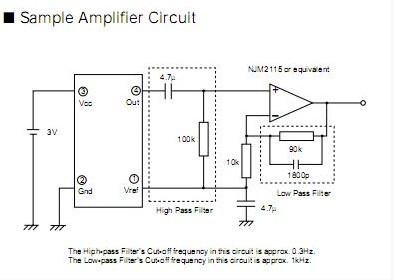 ENC-03RA sample amplifier circuit