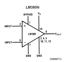 LM380N block diagram