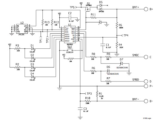 BQ2092SN-A311 diagram