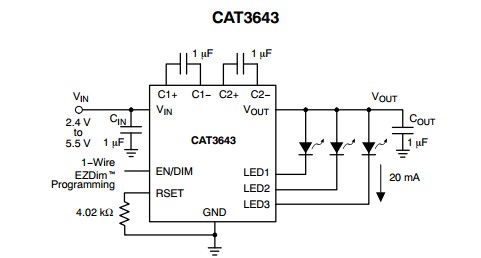 CAT3643HV2-T2 circuit diagram