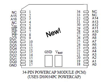 DS1245Y-70+ circuit diagram