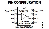 OP177GS pin connection