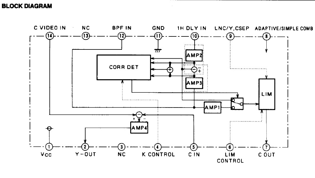 M52354FP circuit diagram
