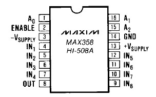 MAX358CPE circuit diagram