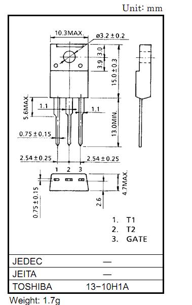 M8JZ47 dimensions