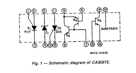 CA3097E block diagram