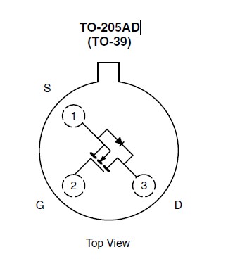 2N6661JANTX circuit diagram