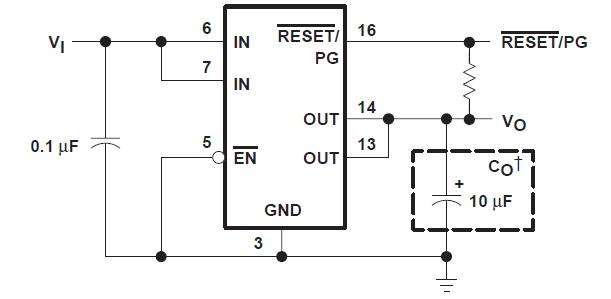 TPS77601D circuit diagram