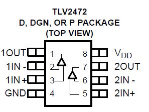 TLV2472CD block diagram