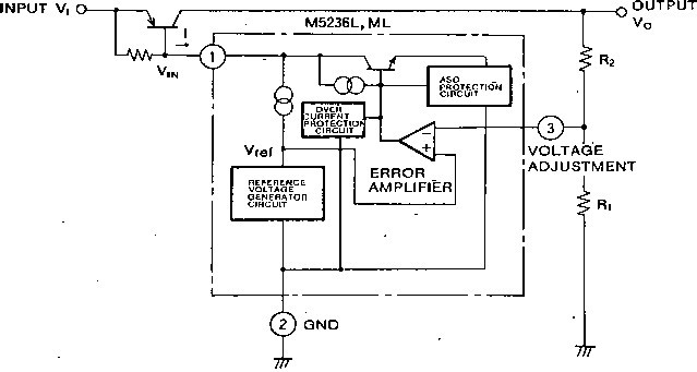 M5236L circuit diagram