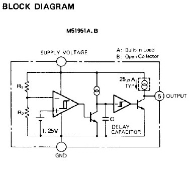 M51951BHP circuit diagram