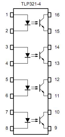 TLP321-4 block diagram