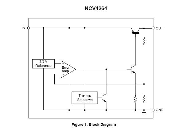 NCV4264ST50T3G block diagram