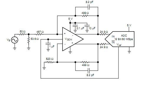 THS4504DR circuit diagram
