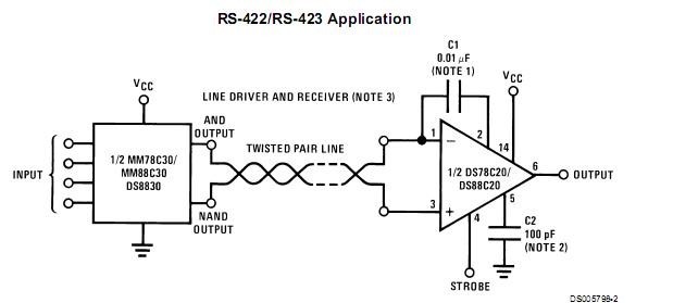 DS88C20N circuit diagram