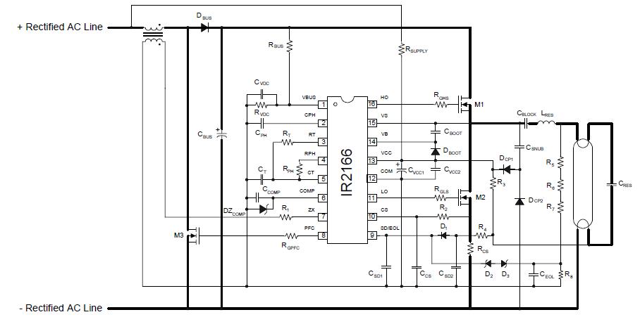 IR2166STRPBF circuit diagram