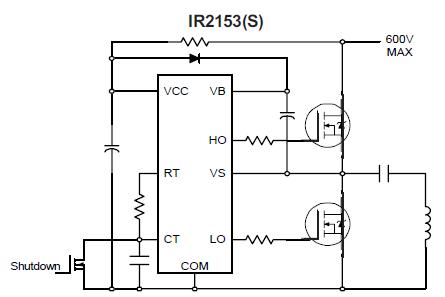 IR2153PBF circuit diagram