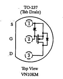 VN10KM block diagram