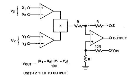 AD532SD/883B circuit diagram