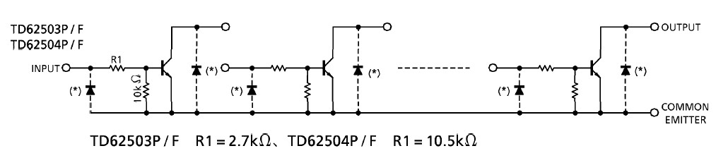 TD62503FG block diagram